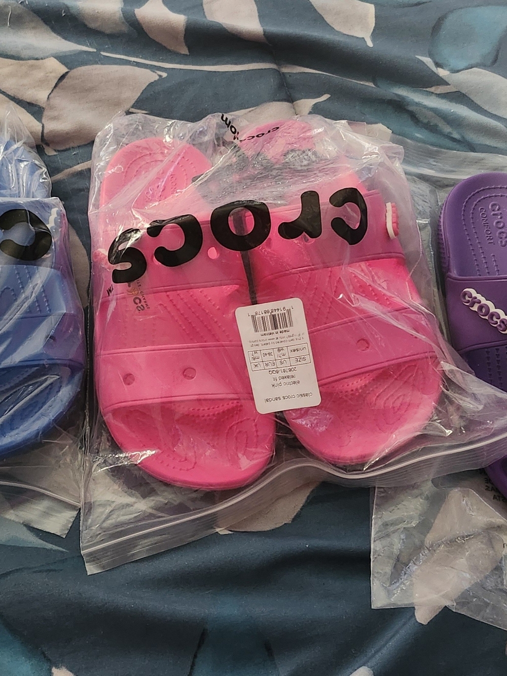 Womans Croc Slides